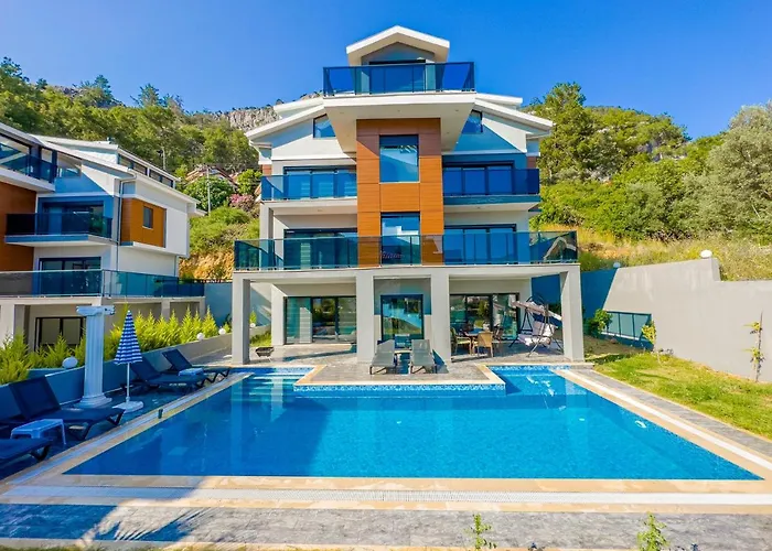 Goecek Marin B 4+1 Villa, Oezel Havuzlu * 费特希耶